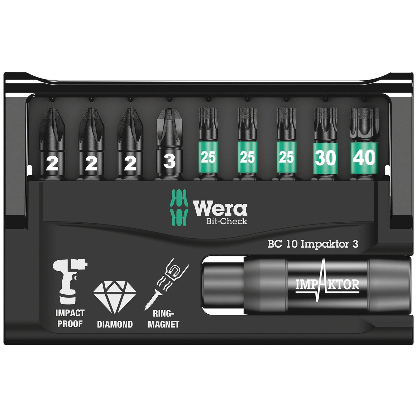 Wera Bit-Check 10 Impaktor 3