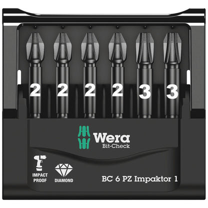 Wera Bit-Check 6 PZ Impaktor 1
