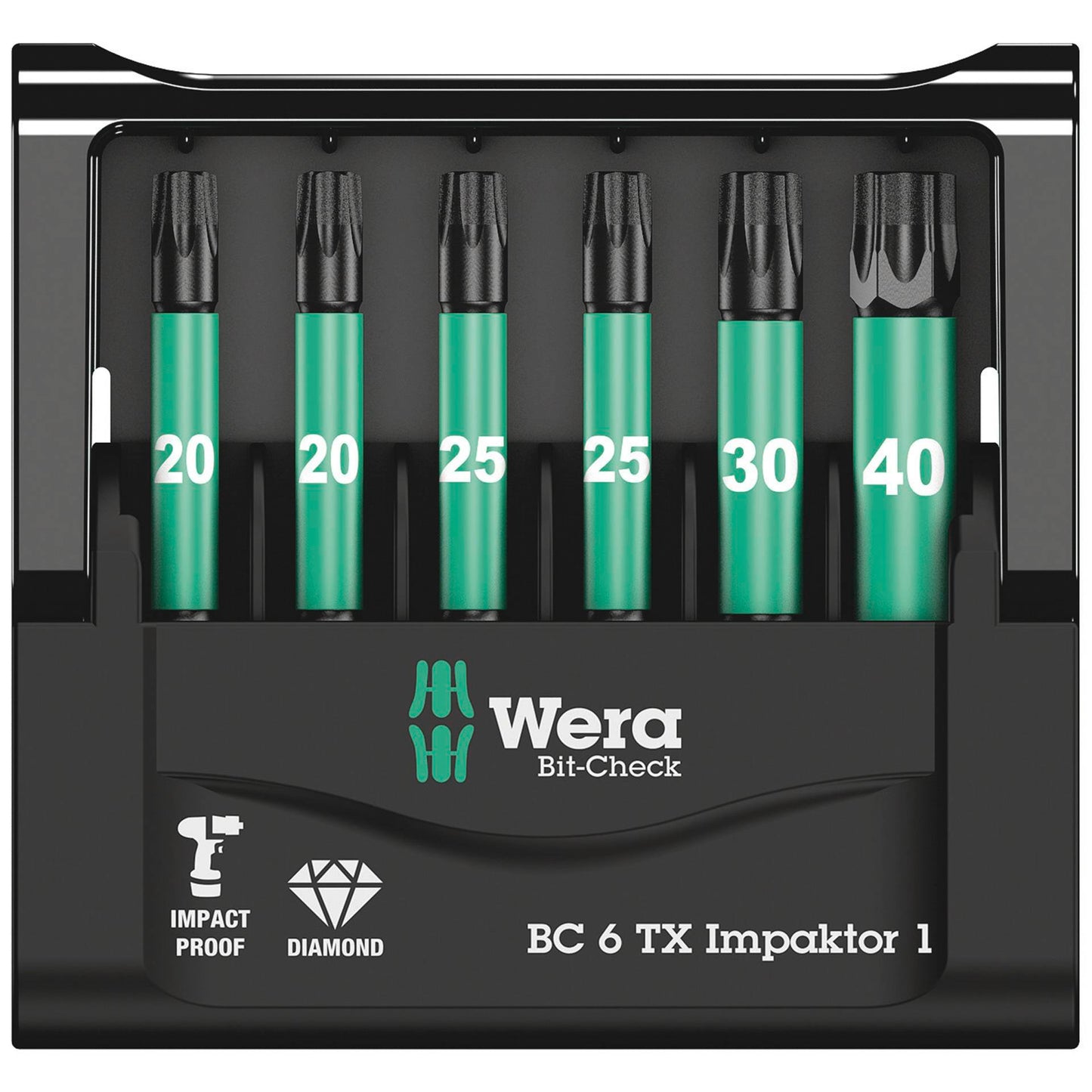 Wera Bit-Check 6 TX Impaktor 1