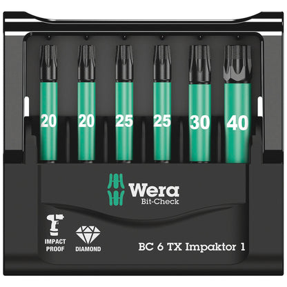 Wera Bit-Check 6 TX Impaktor 1