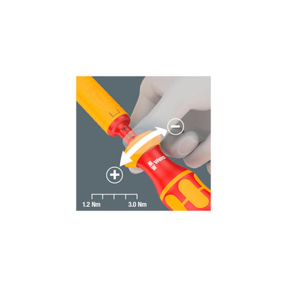Wera Kraftform Kompakt VDE 15 Torque 1,2-3,0 Nm extra slim1