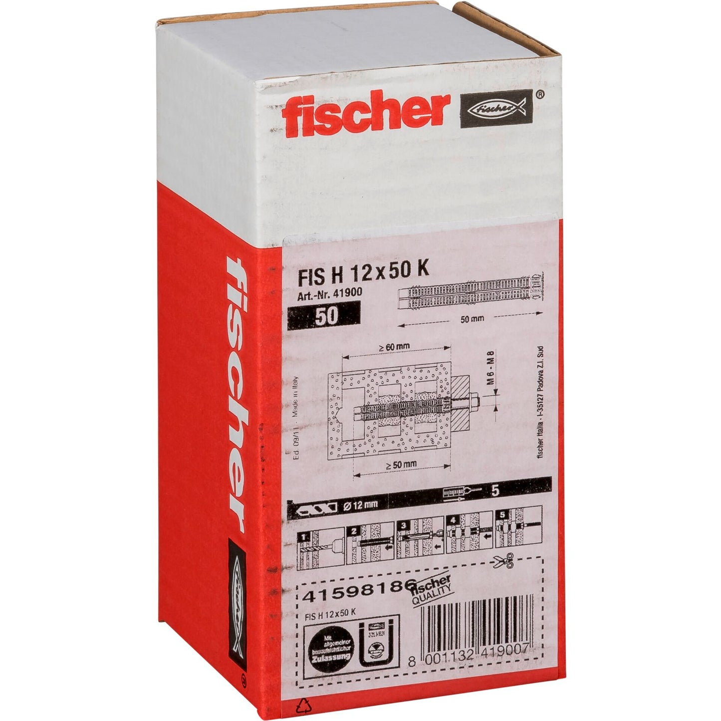 Fischer Injections Anchor Sleeve FIS H 12x50 K  50 pcs.