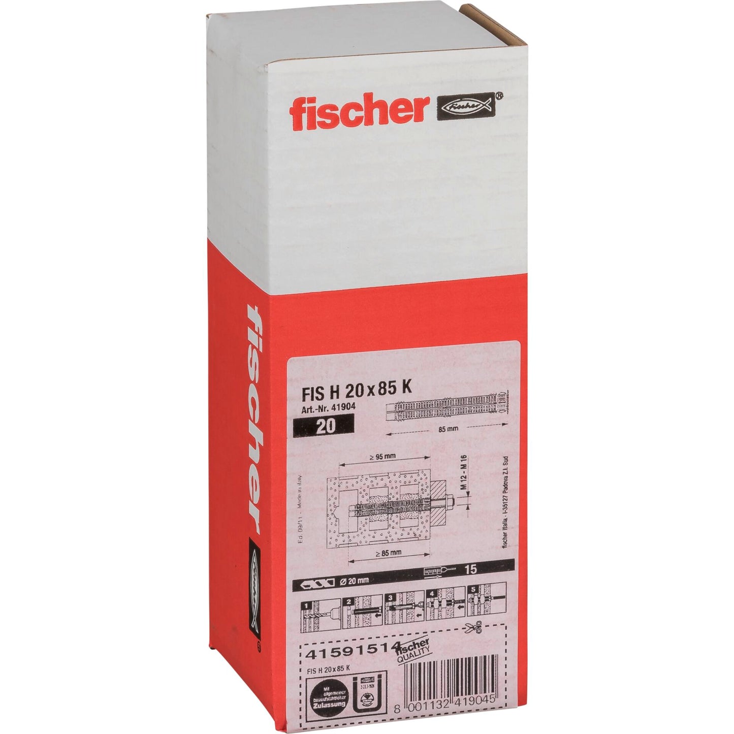 Fischer Injections Anchor Sleeve FIS H 10x85 K  20 pcs.