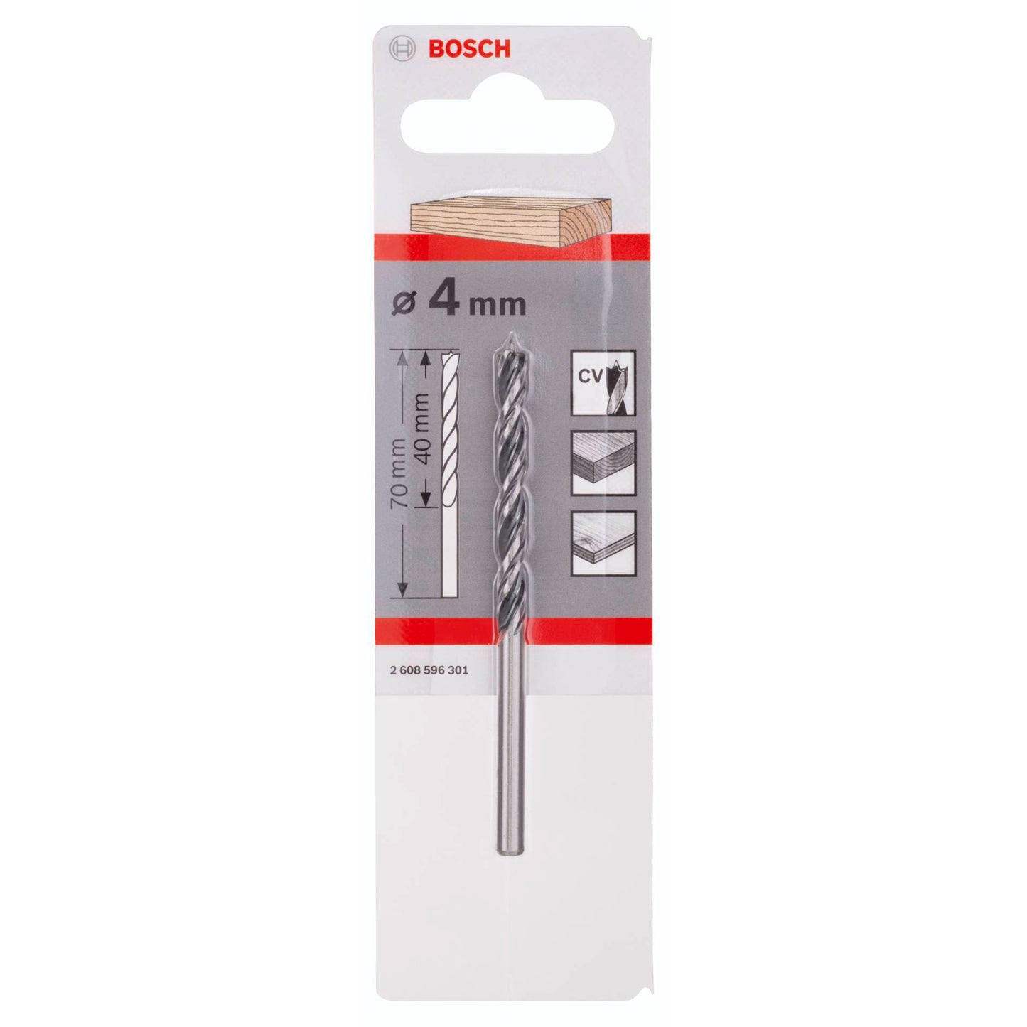 Bosch 1 Wood Drill Bit 4x43x75