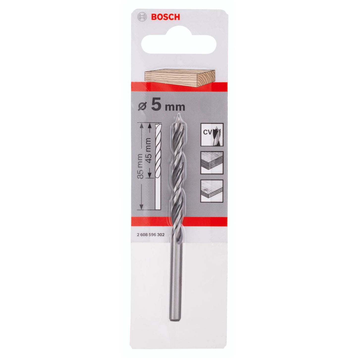 Bosch 1 Wood Drill Bit 5x52x86