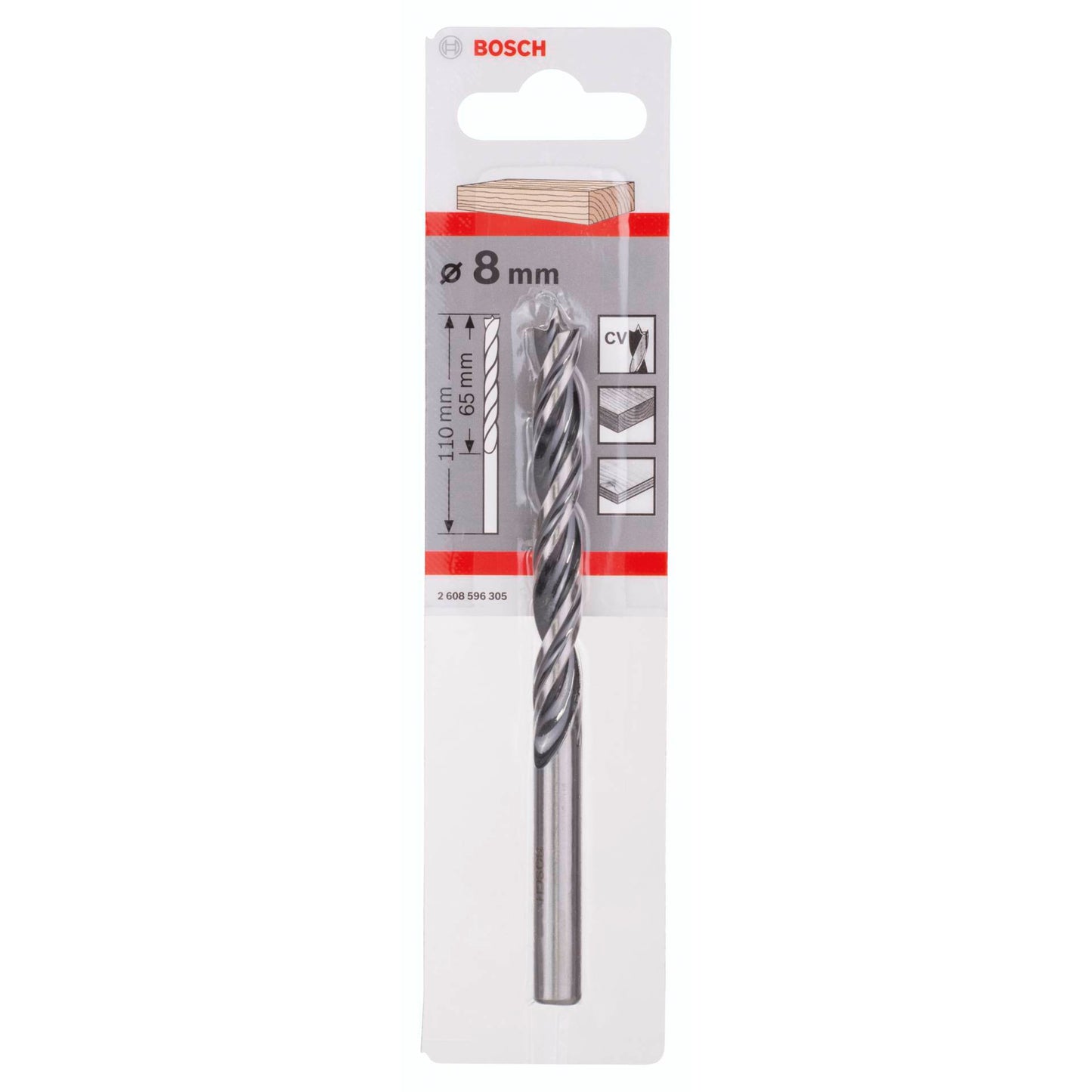Bosch 1 Wood Drill Bit 8x75x117