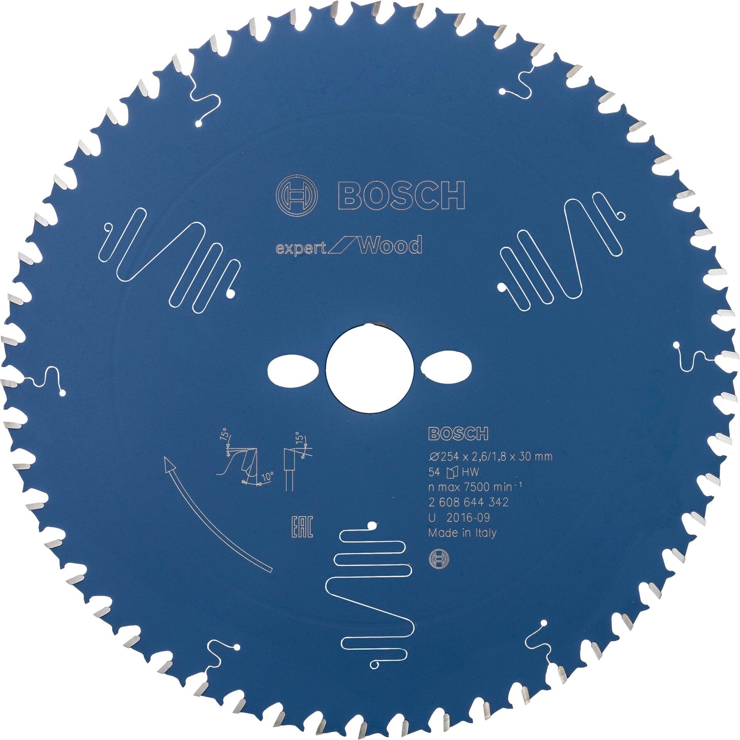 Bosch Circ. Saw Blade EX WO T 254x30-54