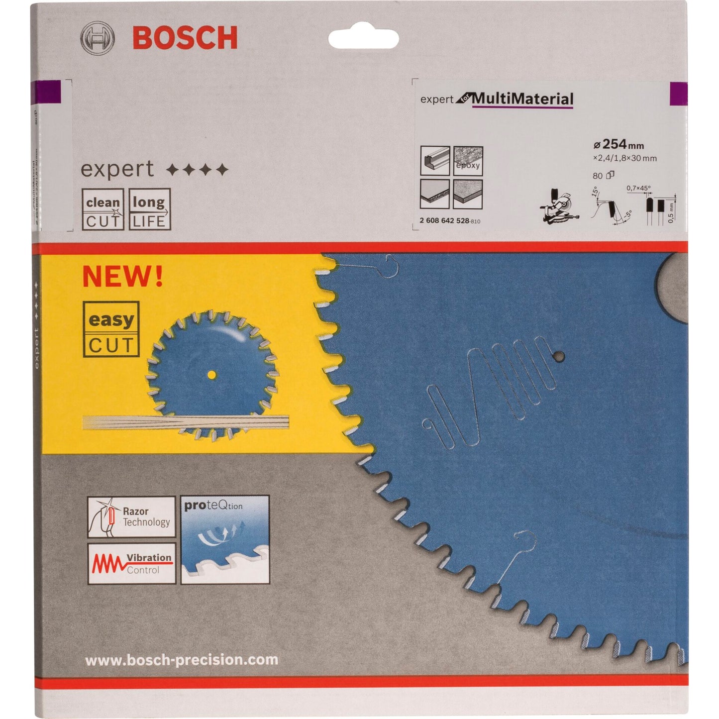 Bosch Circ. Saw Blade EX MU B 254x30-96