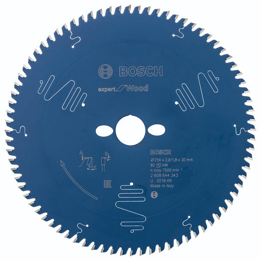Bosch Circ. Saw Blade EX WO T 254x30-80
