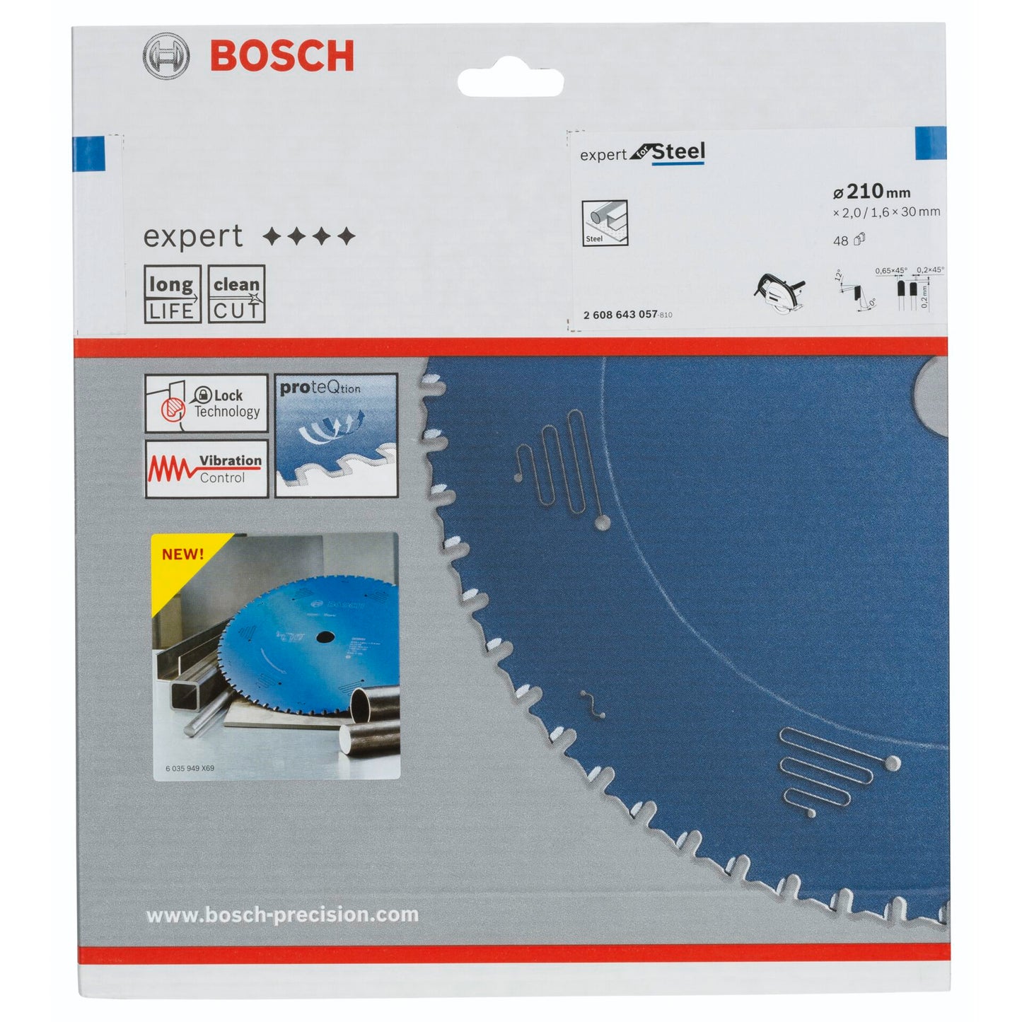 Bosch Circ. Saw Blade EX SL H 210x30-48