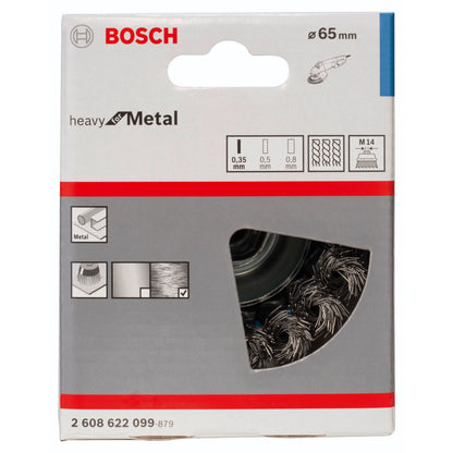 Bosch 1 Heavy for Metal M14 65 mm  0,35 knotted