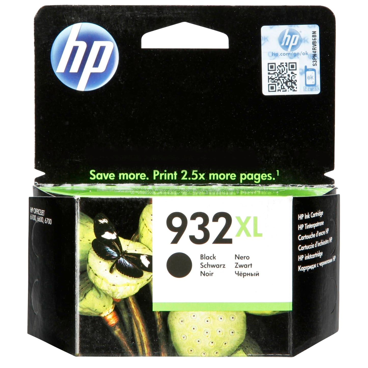 HP CN 053 AE ink cartridge black No. 932 XL