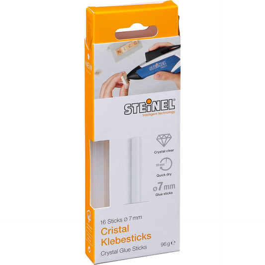1x16 Steinel 7mm Cristal Hot Glue Sticks
