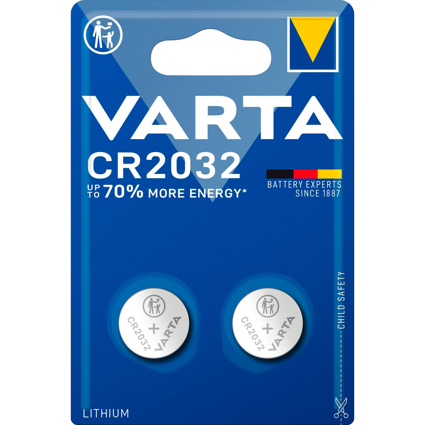 1x2 Varta electronic CR 2032