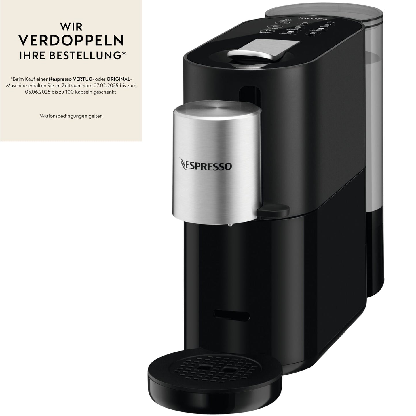 Nespresso XN 8908 ATELIER Coffee Machine          by Krups