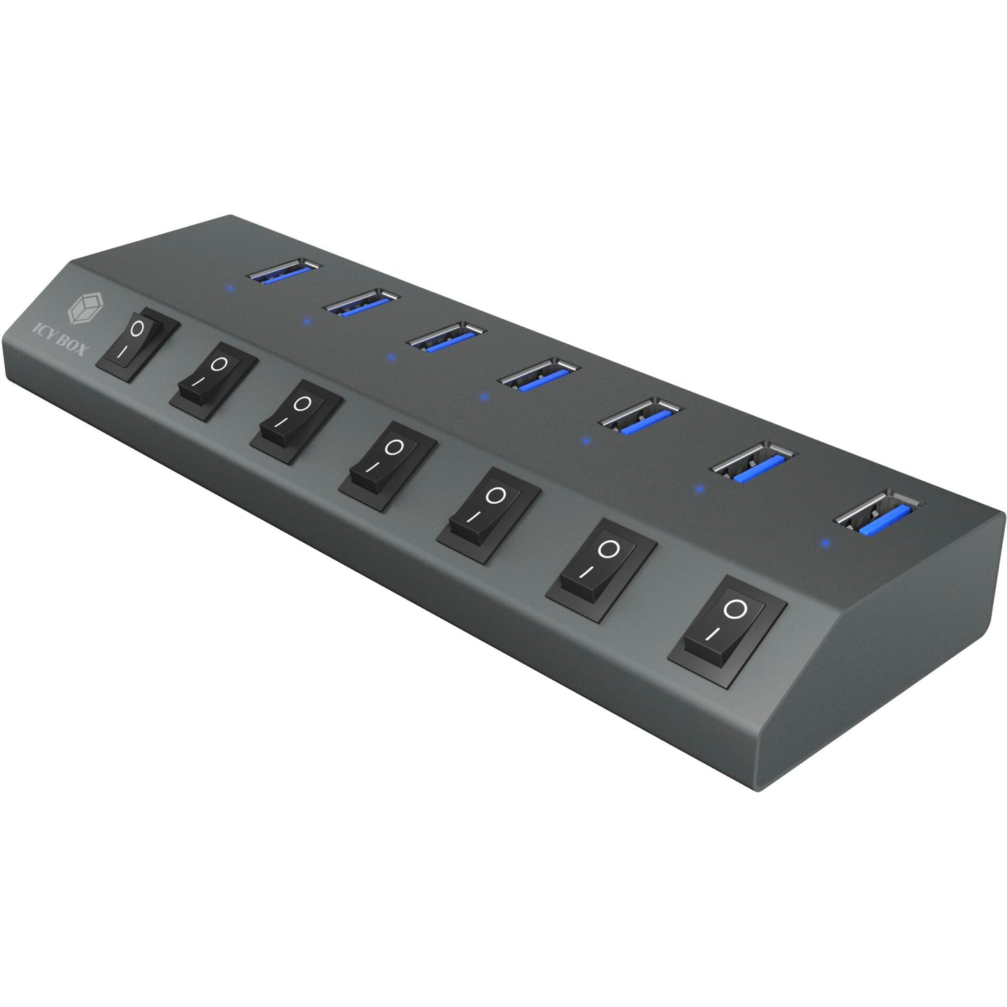 RaidSonic IB-HUB1701-C3 7 port USB 3.0 Type-A Hub
