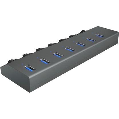 RaidSonic IB-HUB1701-C3 7 port USB 3.0 Type-A Hub