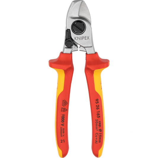 KNIPEX Cable Shears with Opening Spring