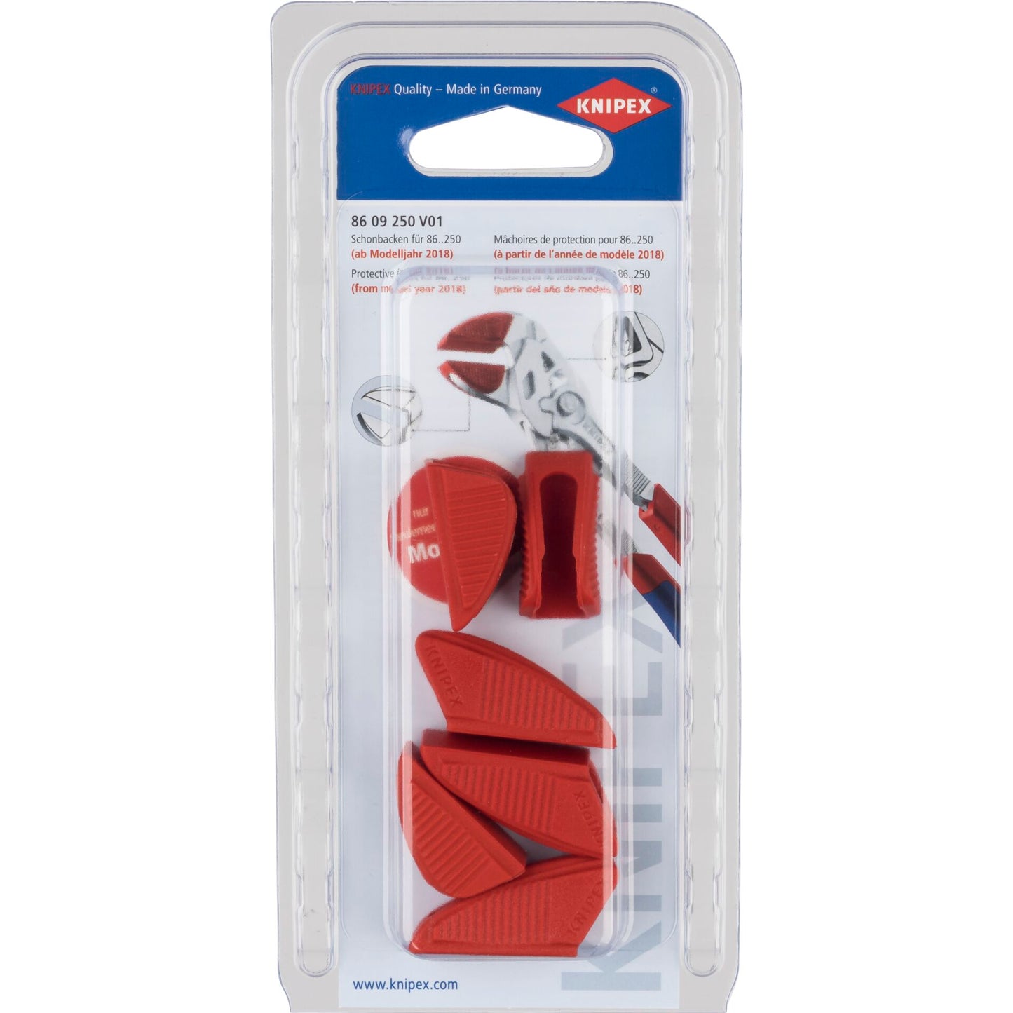 KNIPEX Protective Jaw Covers for 86-250 (3 pairs)