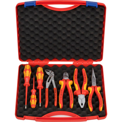 KNIPEX Tool Box  Red  Electro set 2