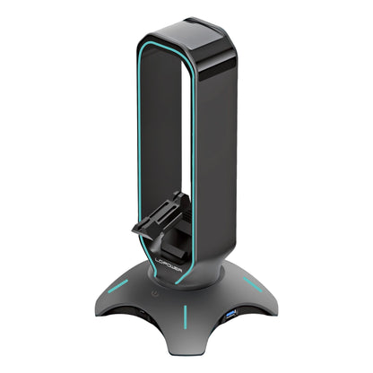 LC-Power LC-HUB-HEAD-BUNGEE USB 3.0 Hub, Headphone Holder