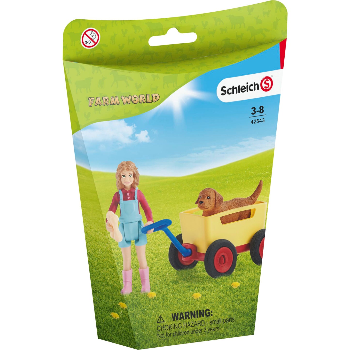 Schleich Farm World     42543 Puppy Wagon Ride