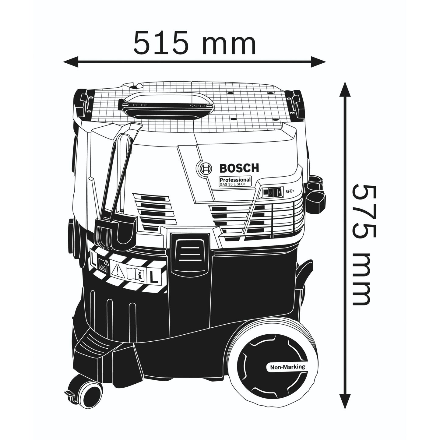 Bosch GAS 35 L SFC Wet/Dry Dust Extractor