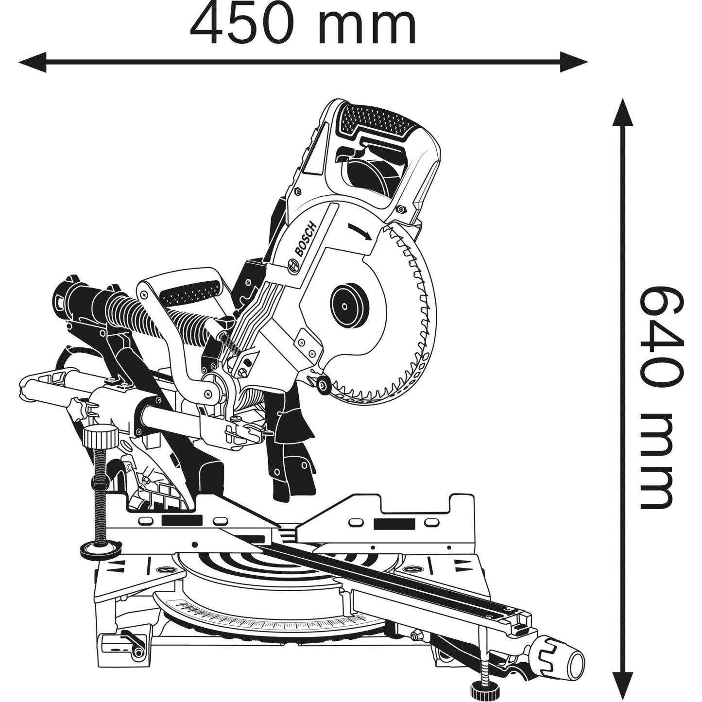 Bosch GCM 8 SDE Mitre Saw