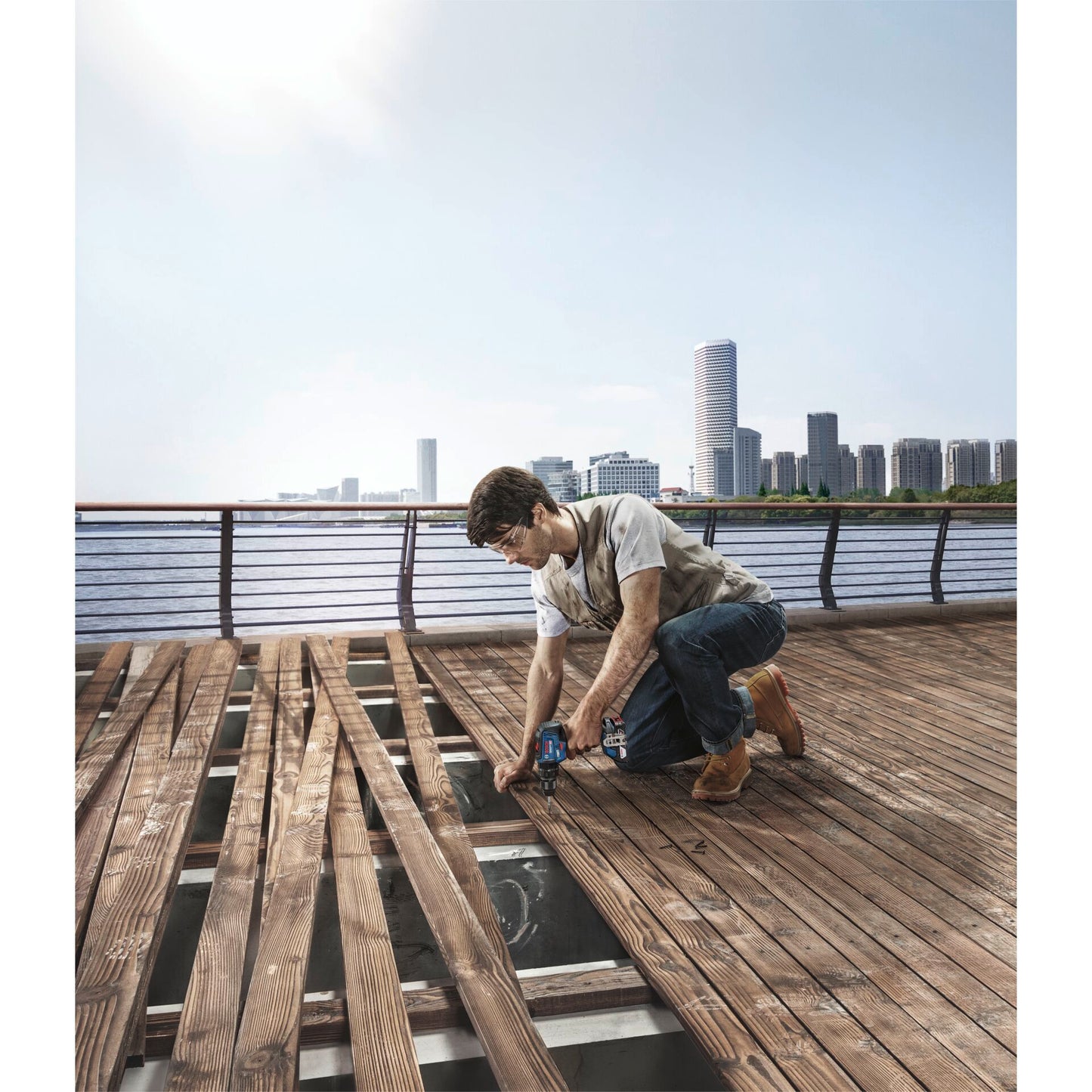 Bosch GSB 18V-55 Cordless Impact Drill