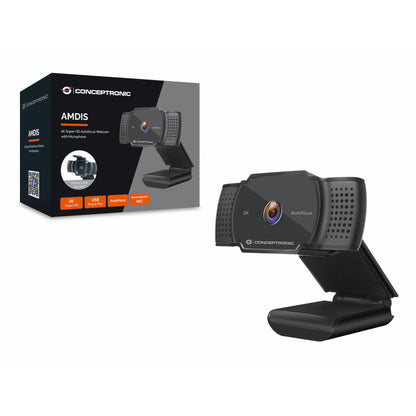 Conceptronic AMDIS02B 2K-Super-HD Webcam