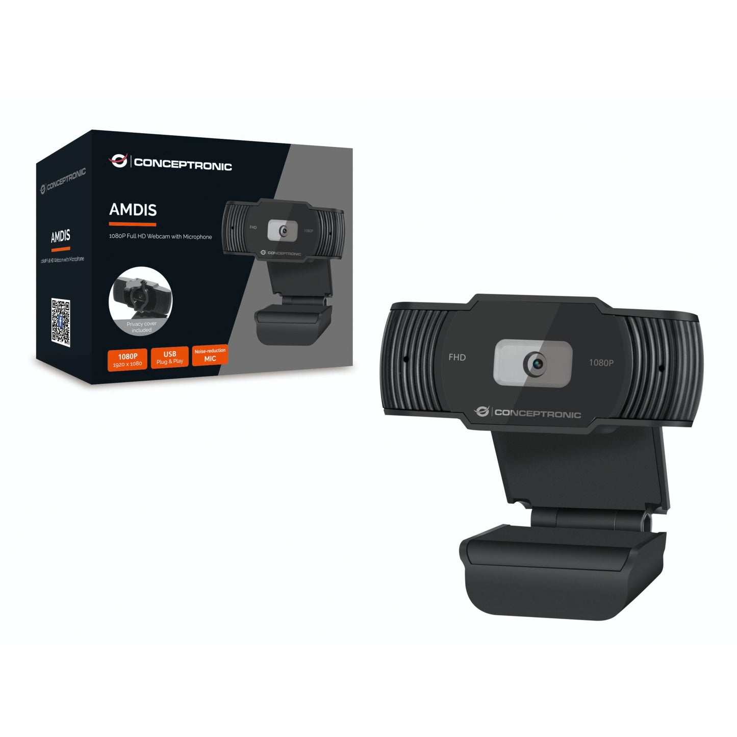 Conceptronic AMDIS04B 1080p Full HD Webcam