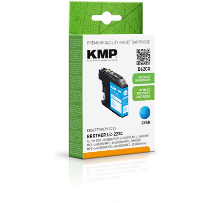 KMP B62CX ink cartridge cyan compatible with Brother LC-223 C