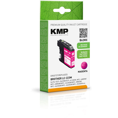 KMP B62MX ink cartridge magenta compatible with Brother LC-223 M