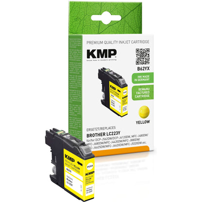 KMP B62YX ink cartridge yellow compatible with Brother LC-223 Y