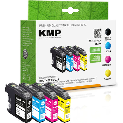 KMP B62VX Multipack compatible with Brother LC-223 BK/C/M/Y