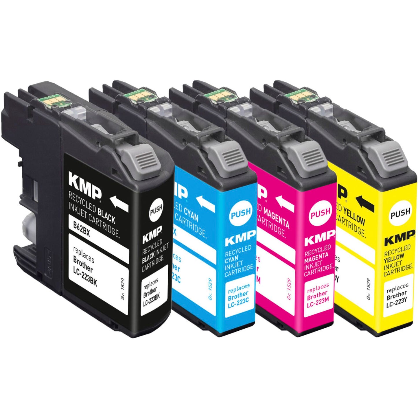 KMP B62VX Multipack compatible with Brother LC-223 BK/C/M/Y