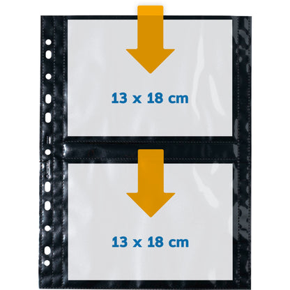 Herma fotophan 13x18 black 10 Sheets 7787