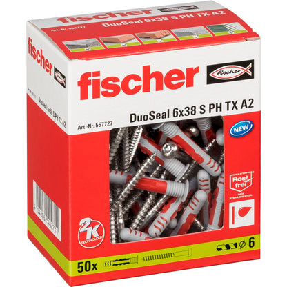 Fischer DuoSeal 6x38 S A2 50 pc.