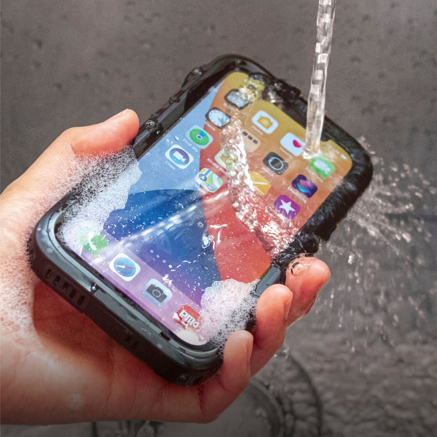 Catalyst Waterproof Case for iPhone 12 Stealth Black