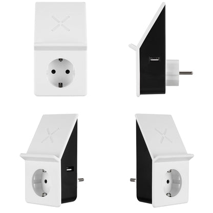 REV USB Charge Adapter with Wireless Charging + 1x socket