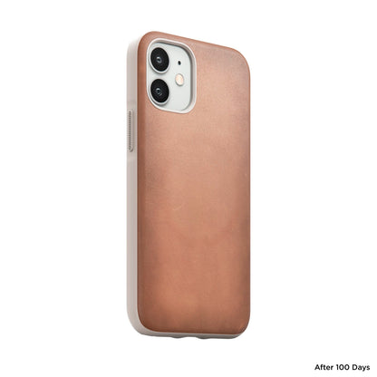 Nomad Modern Case MagSafe Natural leather iPhone 12 Mini