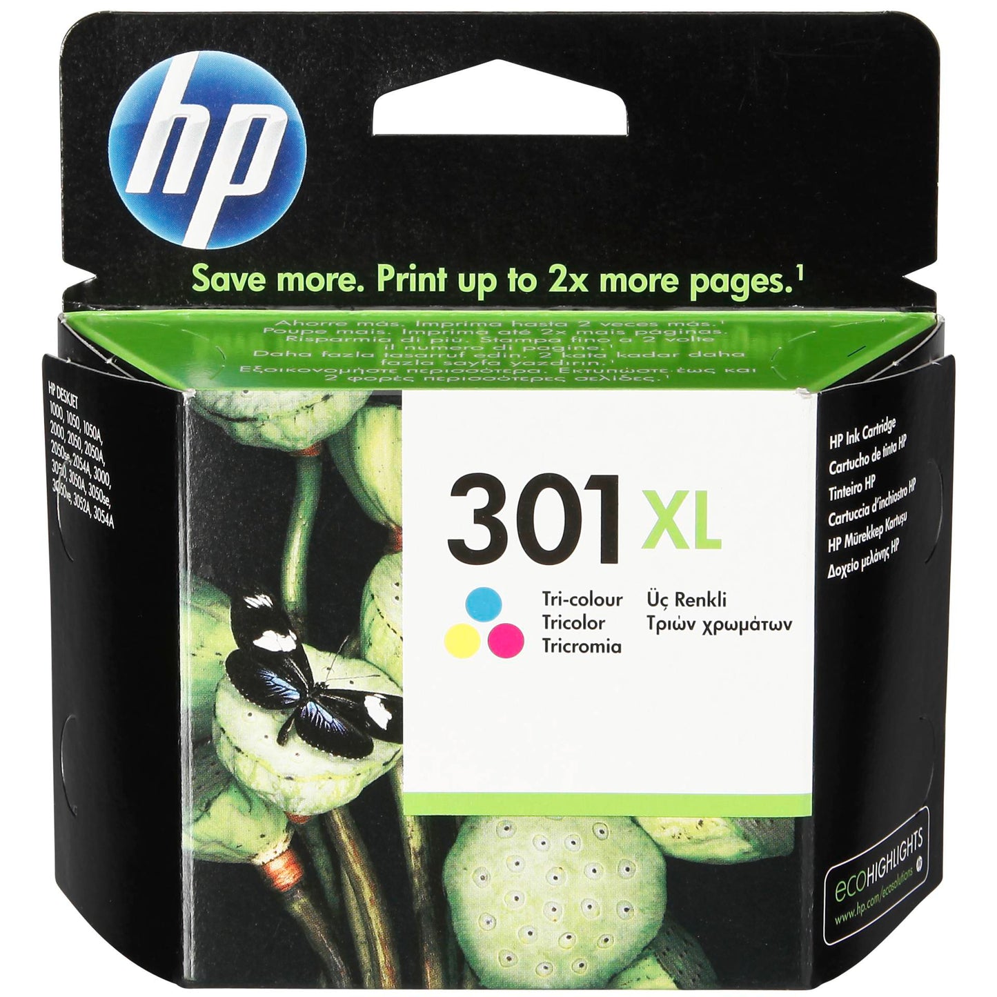 HP CH 564 EE ink cartridge tri-colour No. 301 XL