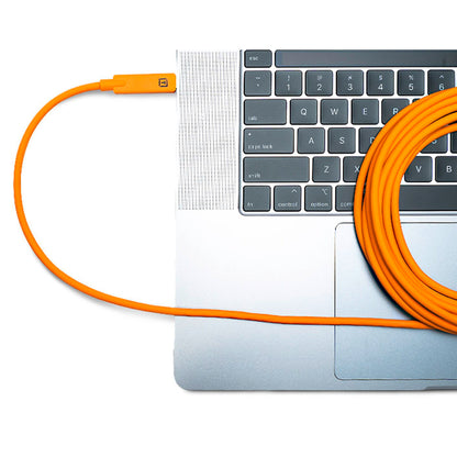 Tether Tools TetherPro USB-C to USB-C Right Angle orange