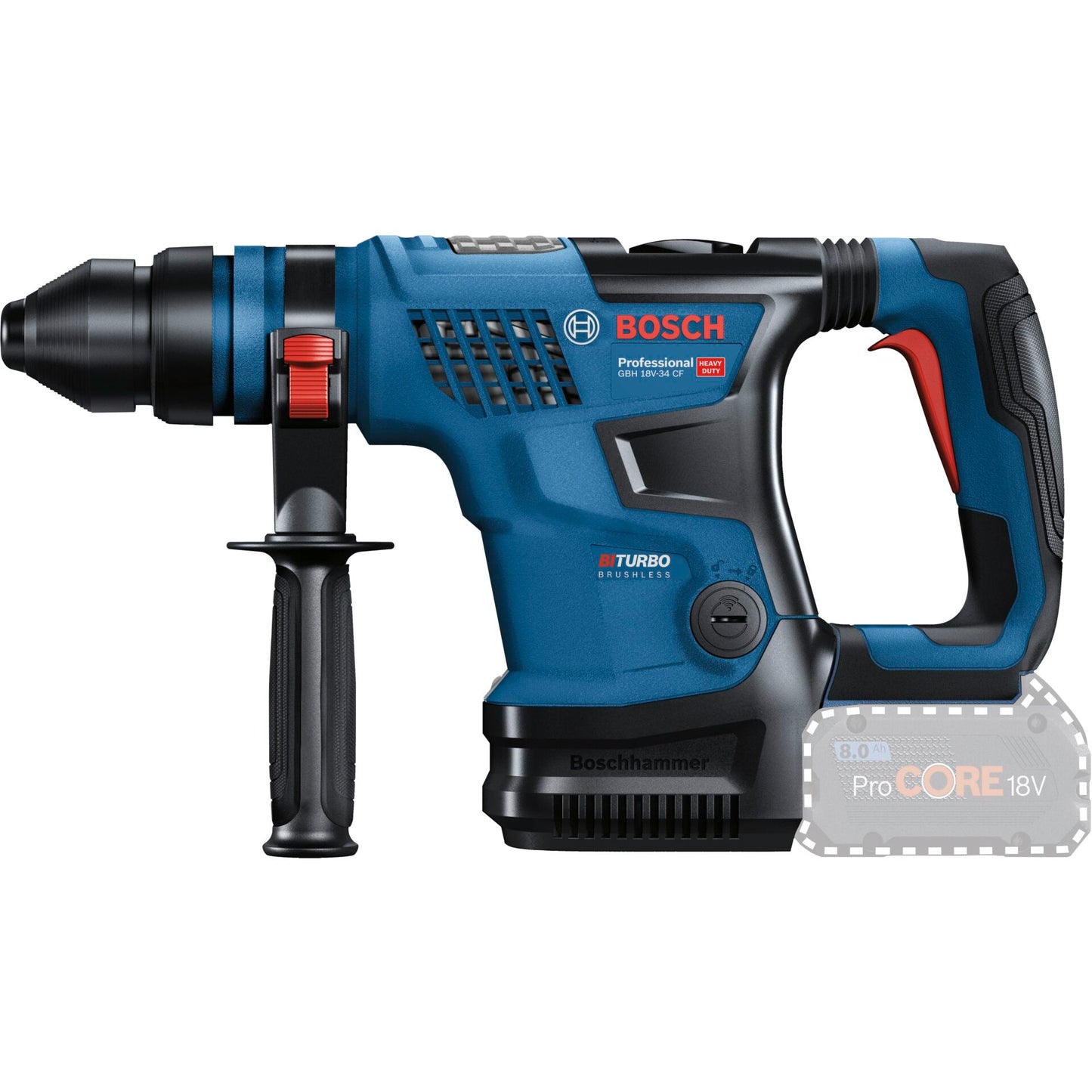 Bosch GBH 18V-34 CF Kit Case Cordless Combi Drill