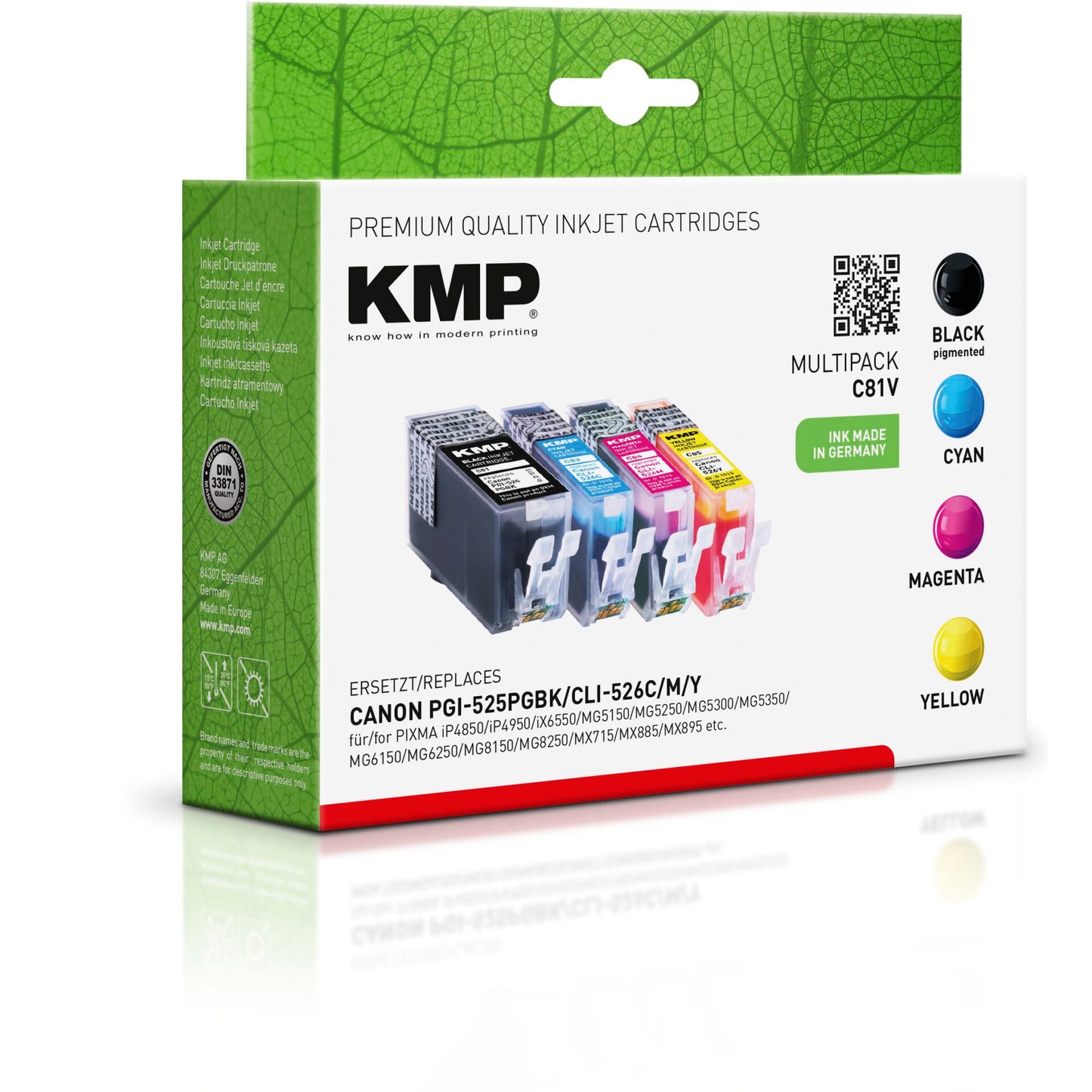 KMP C81V Promo Pack BK/C/M/Y comp. w. PGI-525/CLI-526