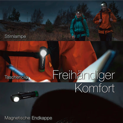 GP Multifunctional Head Lamp 600 Lumen+18650  260GPACTCH35000