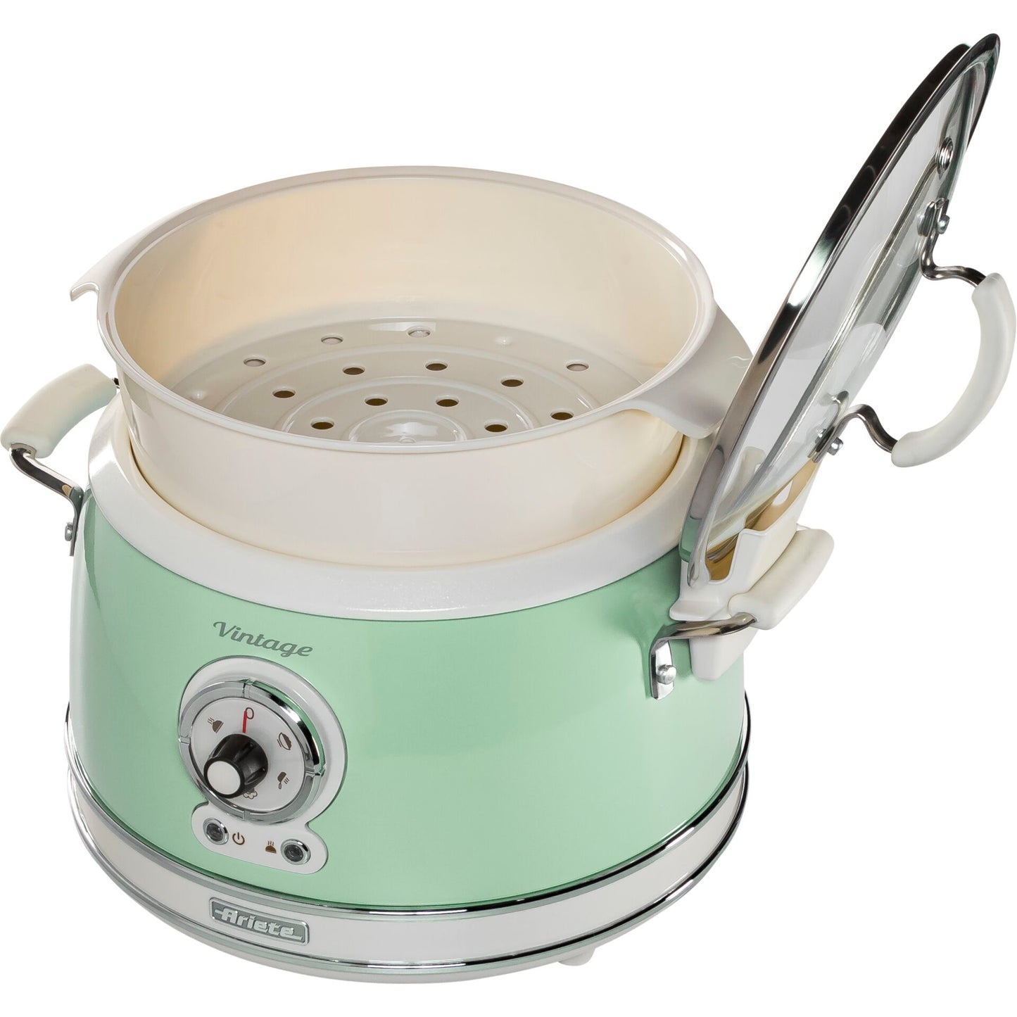 Ariete Vintage Food Steamer, green