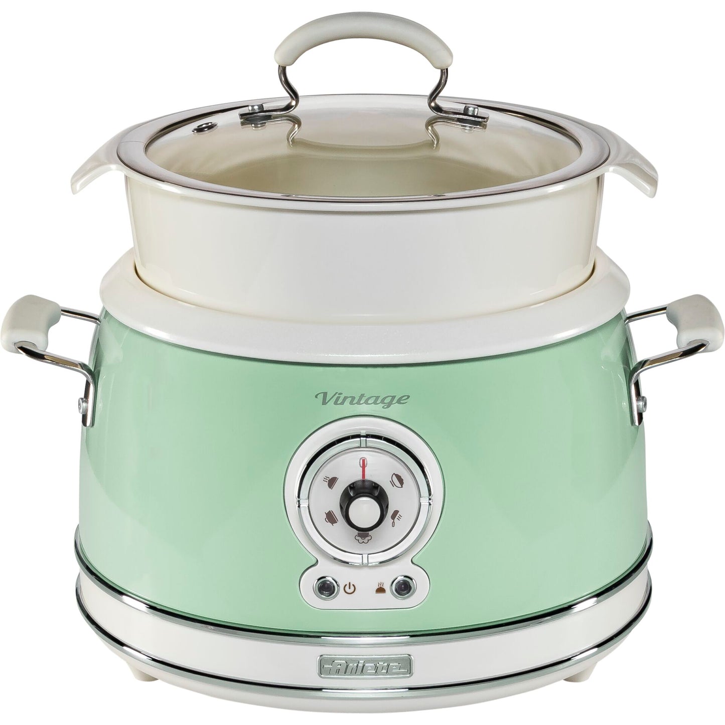 Ariete Vintage Food Steamer, green