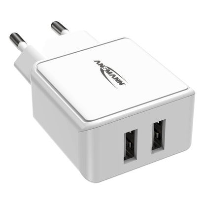 Ansmann Home Charger HC212 2xUSB 2400mA white