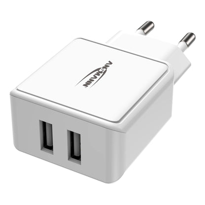 Ansmann Home Charger HC212 2xUSB 2400mA white